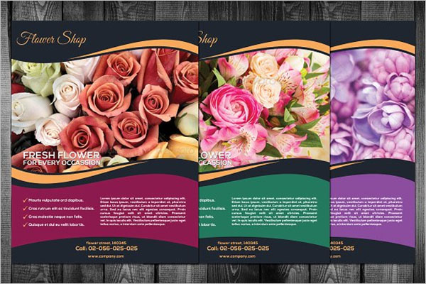 Flower Shop Flyer PSD