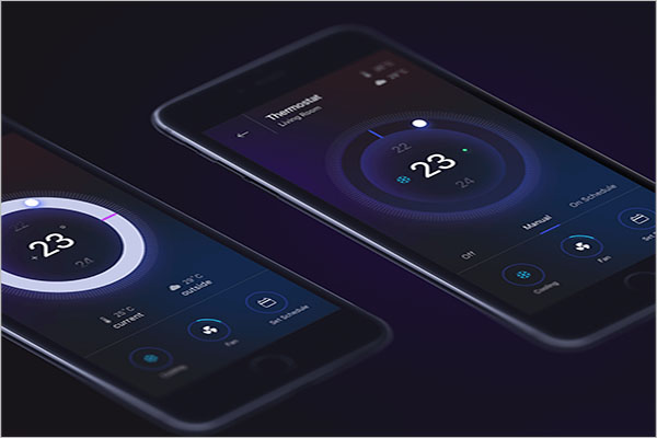 Free Mobile App Mockup PSD