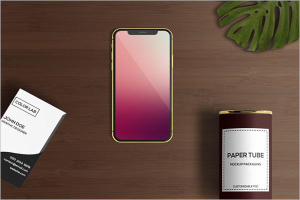 Free Mobile Application Mockup