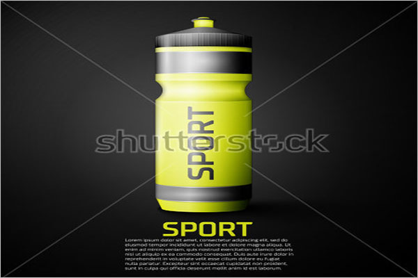 Download 28+ Best Sports Bottle Mockup - Creative Template