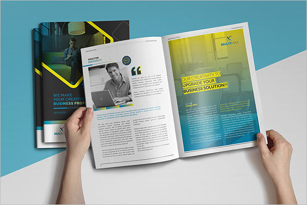 Graphic Brochure Template Design