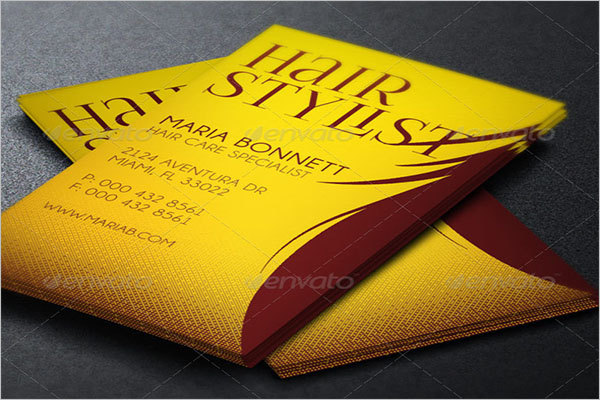 Hair care Specialist Business Card TemplateÂ 