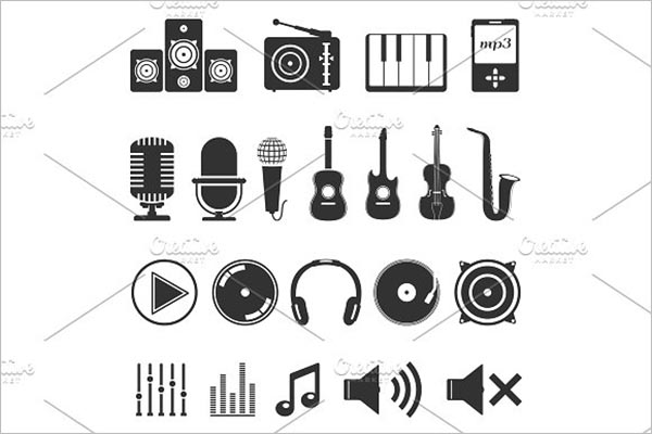 Halo Design Music Icon