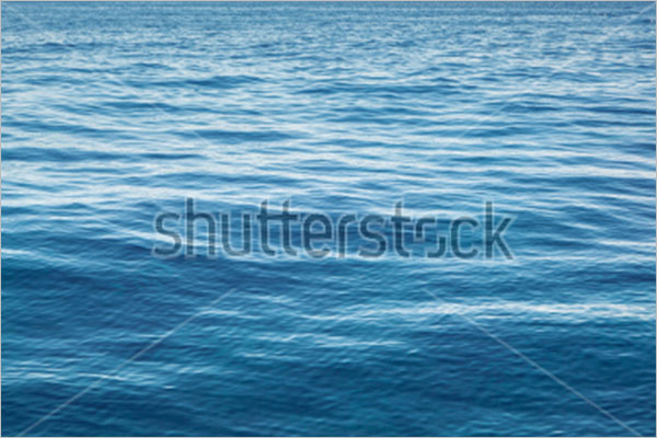 High Resolution Blue Sea Water