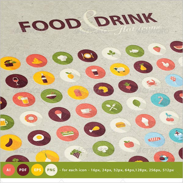 Icons For Food & Drink
