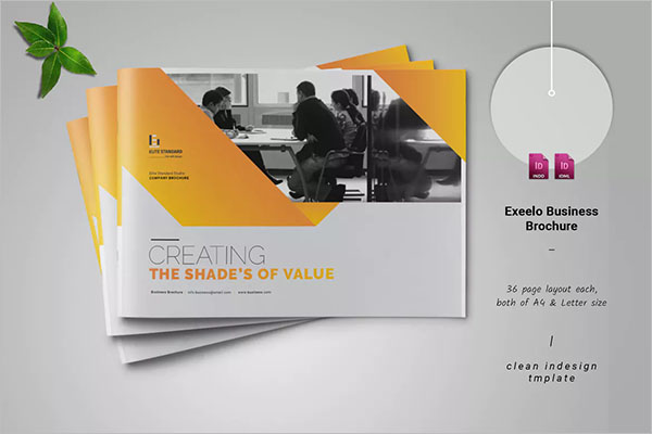 Landscape Brochure Design PSD
