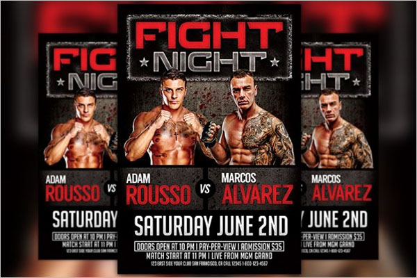 MMA Boxing Flyer