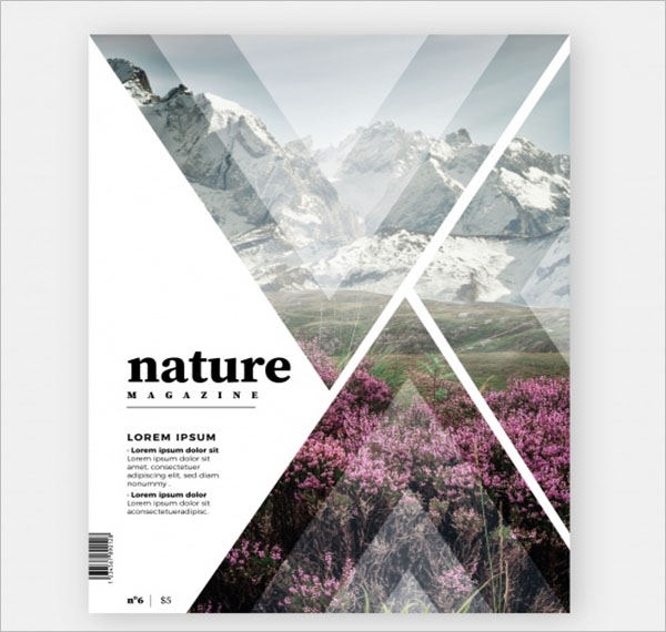 Magazine Cover Brochure Template