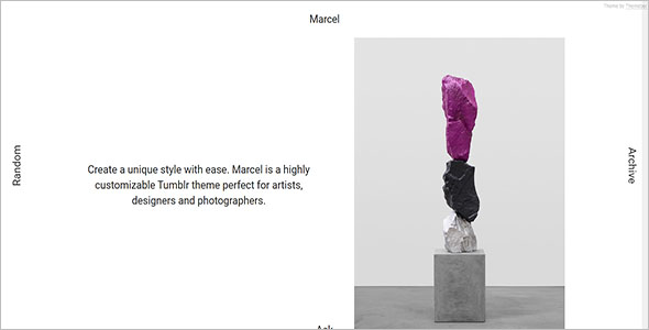 Marcel Tumblr Theme