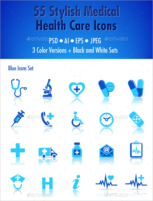 Medical Health Care Icon Sets