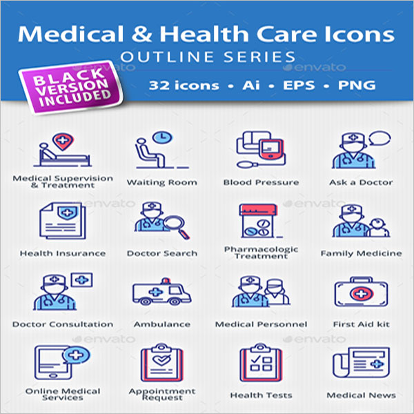 Medical & Health Vectors Icons