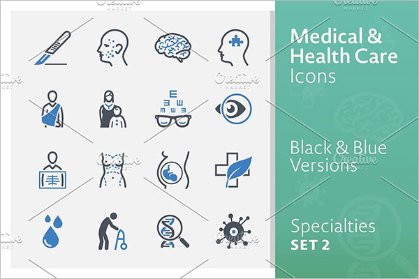 Medical Specialties Icons