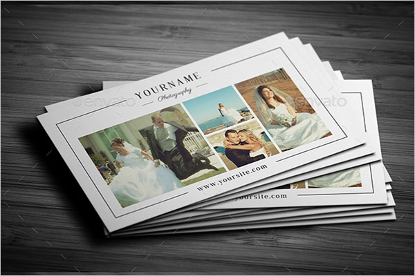 Minimal Wedding Photography Business Card