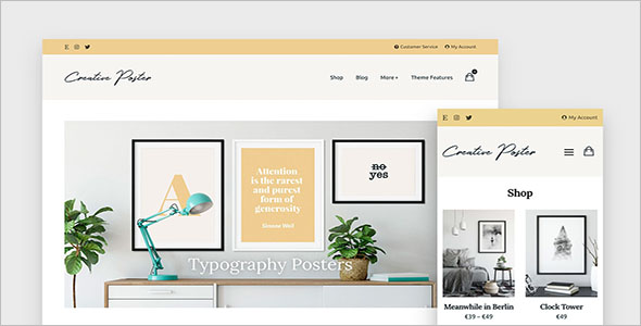 Minimal WooCommerce Theme for Creatives