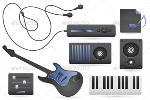Modern Music Icon Design