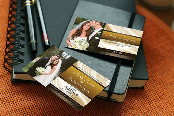 Modern Wedding Invitation Card Design