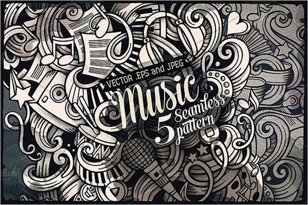 Music Doodles Patterns