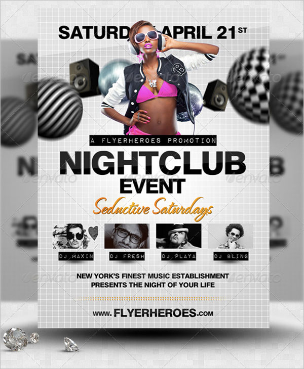 Music Nightclub Flyer Template