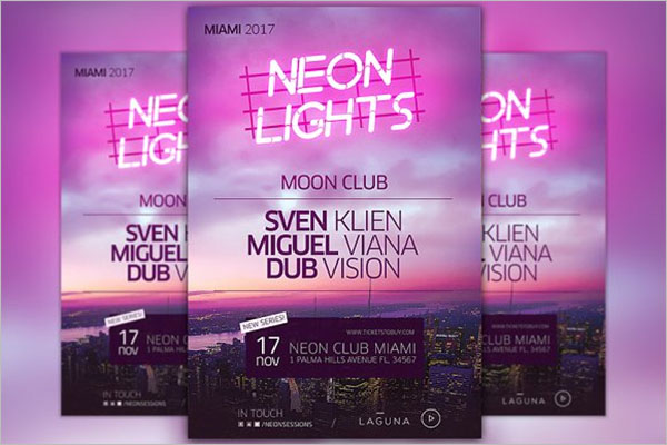Neon City Club Poster