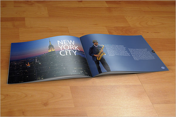 New York City Travel Brochure Design