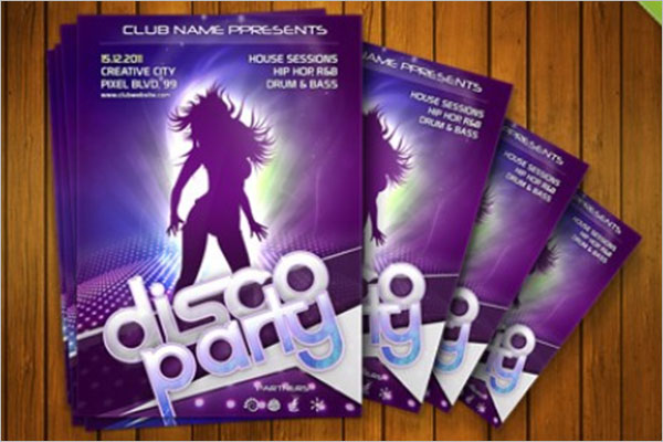 Night Club Flyer PSD Template