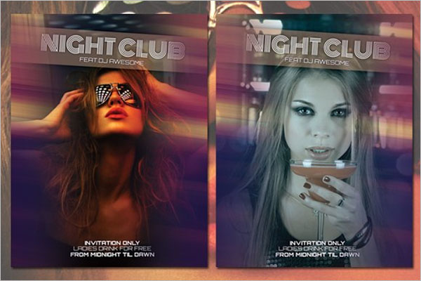 Nightclub Flyer Background