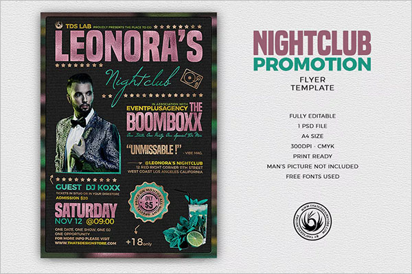 Nightclub Promotion Flyer Template