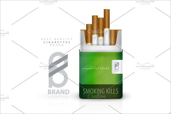 Premium Cigarette Pack Template