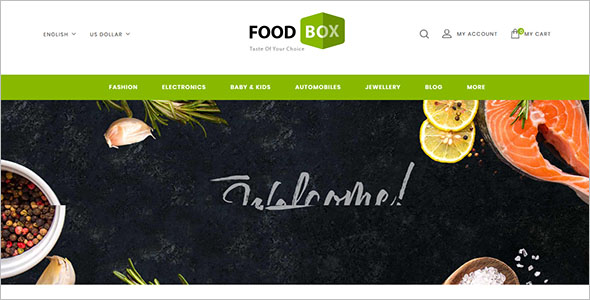 Prestashop Restaurant Template
