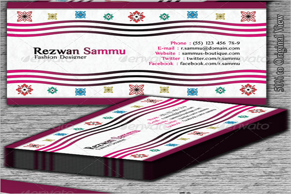 Printable Boutique Business Card