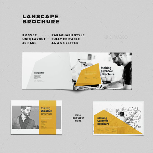 Printable Landscape Brochure