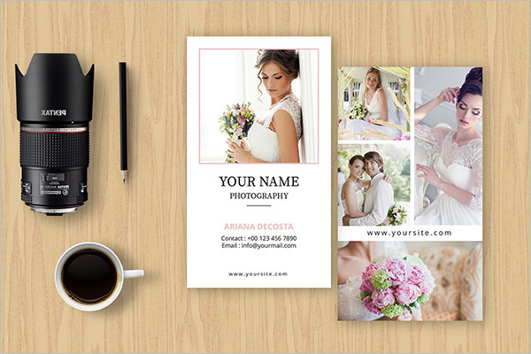 Printable Wedding Business Card Template