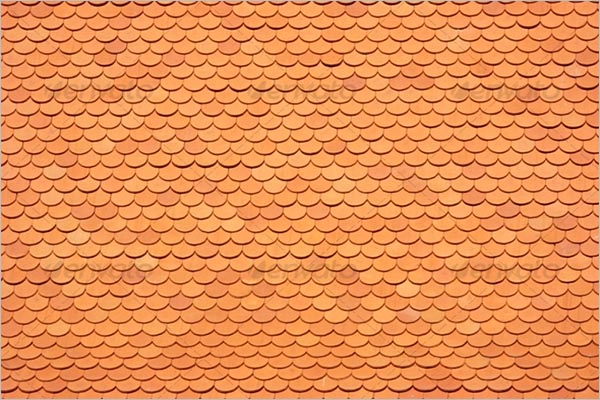 Red Tiles Roof Texture