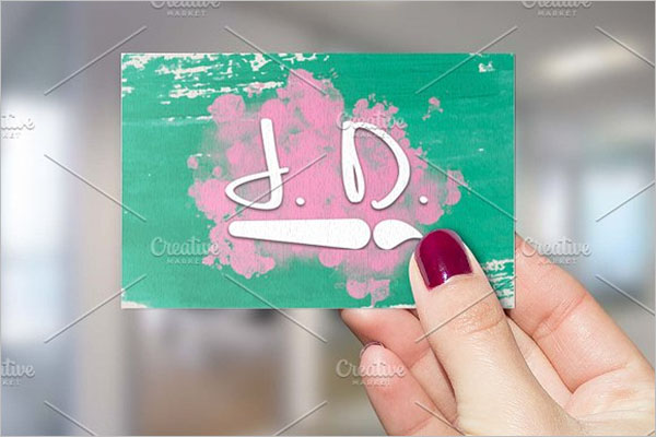 Retro Artistic Business Card Design