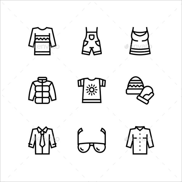 Retro Design Icon Set