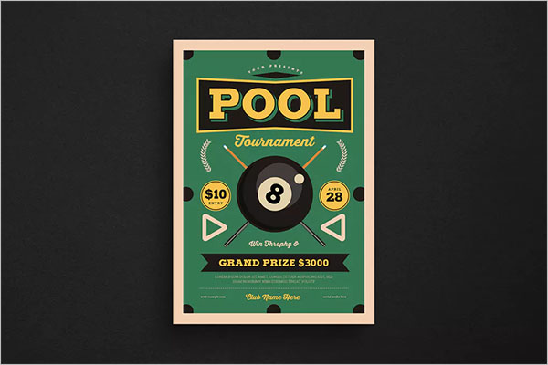 Retro Pool Night Tournament