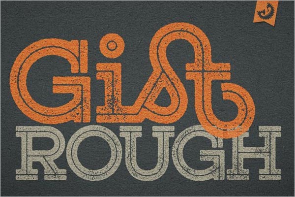 Rough Font Family Texture