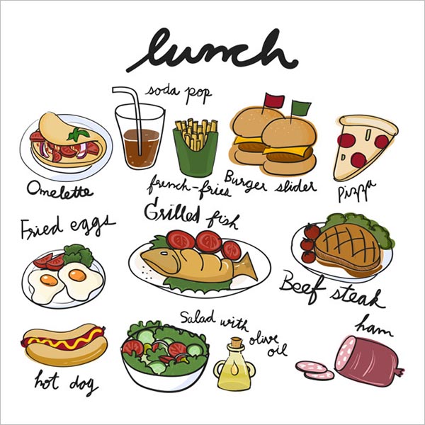 Sample Food Icon Design