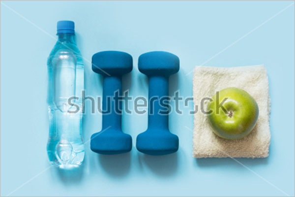 Simple Sports Bottle MockupÂ 