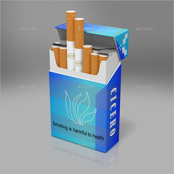 21+ Cigarette Package Mockup | Creativetemplate