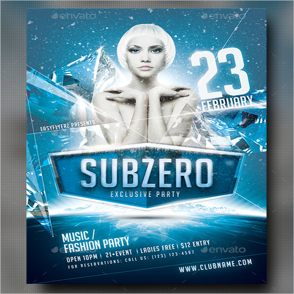 Subzero Winter Flyer Template