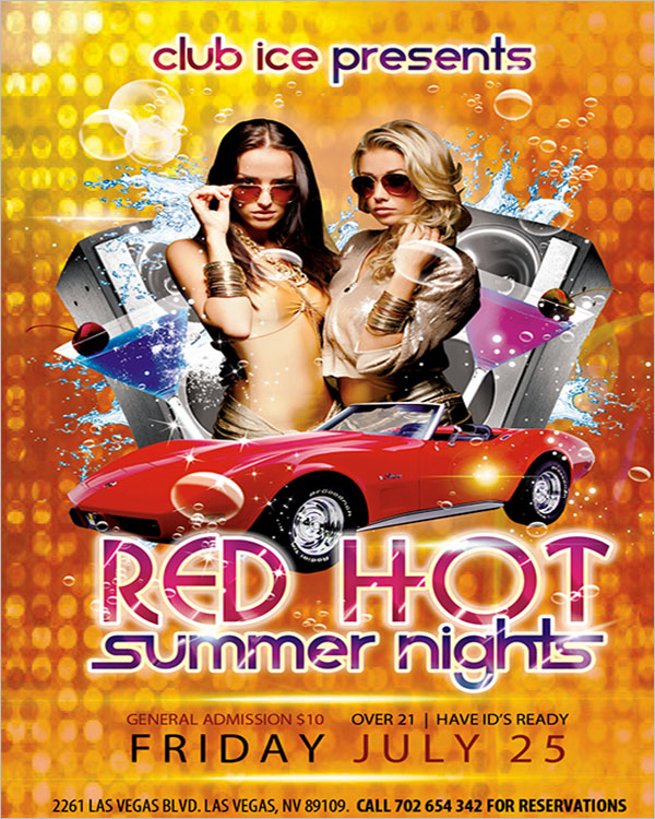 Summer Nightclub Flyer Template