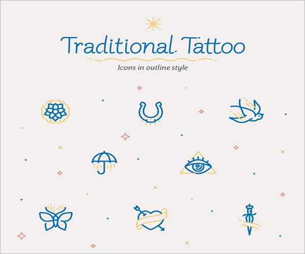 Tattoo Icons Design ExampleÂ 