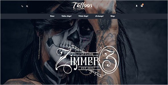 Tattoos OpenCart Template