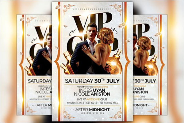 VIP Club Flyer Template