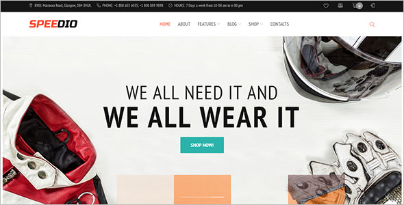 Vintage woocommerce auto parts Theme
