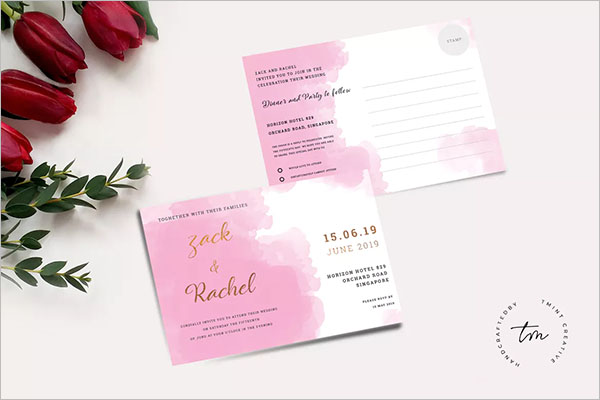 Wedding Business Card Design