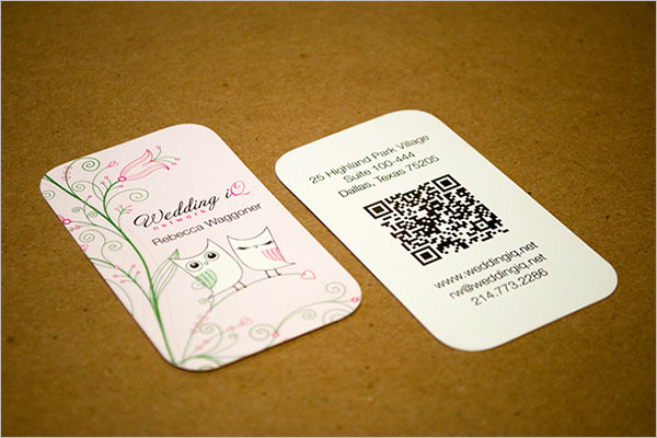 Wedding IQ Business Card Design