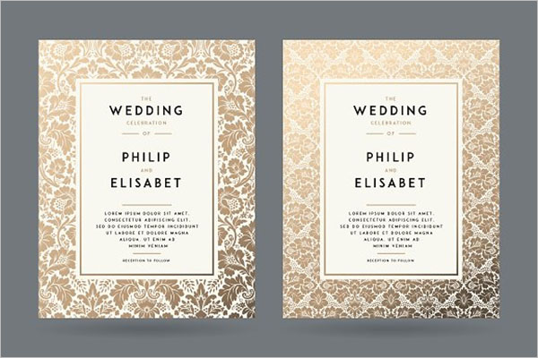 Wedding Invitation Design Template