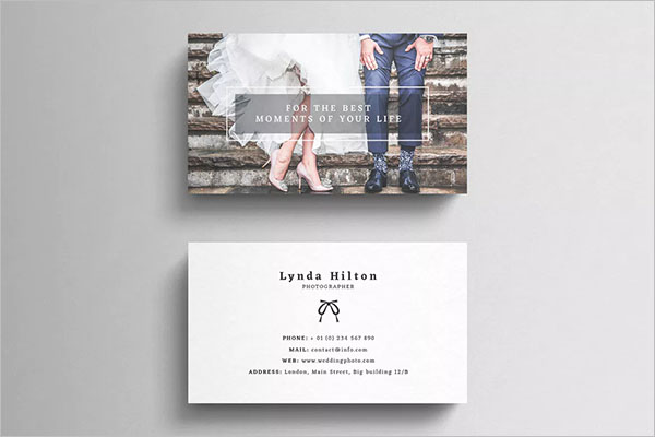 Wedding Photography Business Card Template